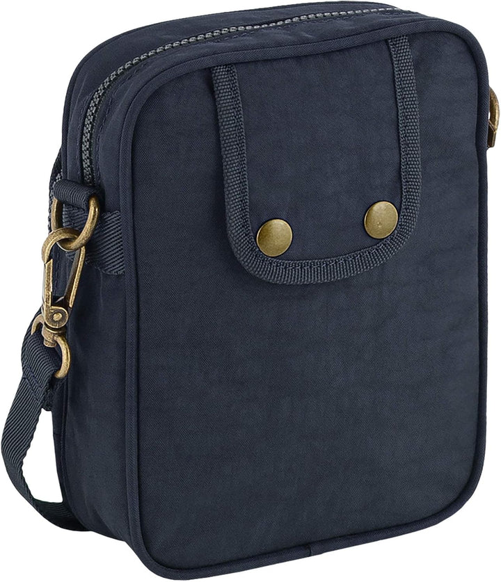 camel active bags Journey Herren Umhängetasche Crossbody Bag Klein 16 x 8 x 21,5 Dark Blue, 16 x 8 x