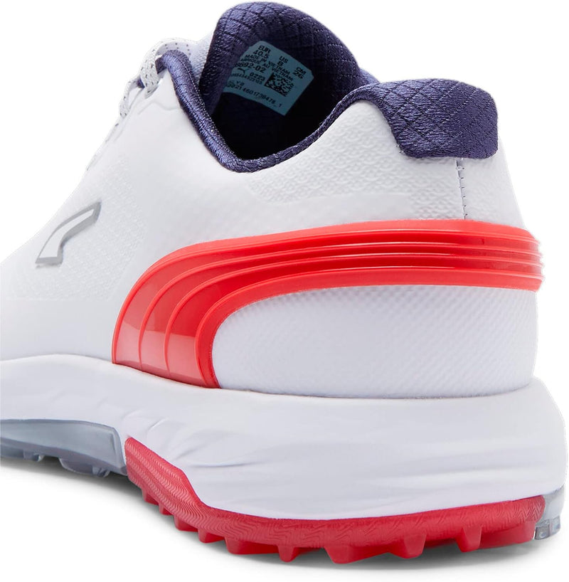 PUMA Herren Alphacat Nitro Golfschuh 46.5 EU Puma White For All Time Red Puma Navy, 46.5 EU Puma Whi