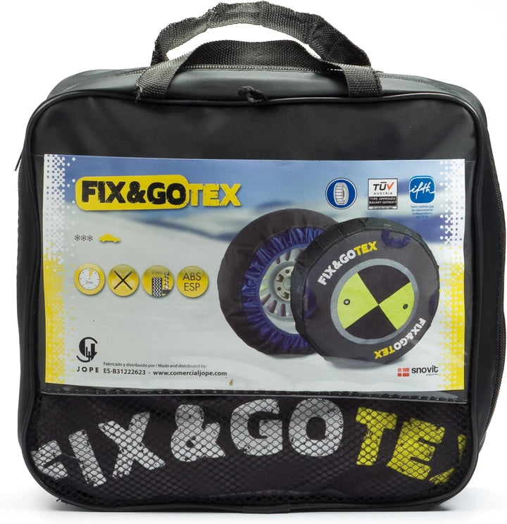 Fix & GOTEX auto-8ZFF – Schneeketten, Kette Textil Grösse F Talla F, Talla F