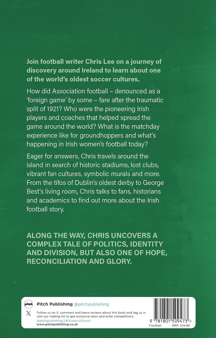 Shades of Green: A Journey into Irish Football, Taschenbuch