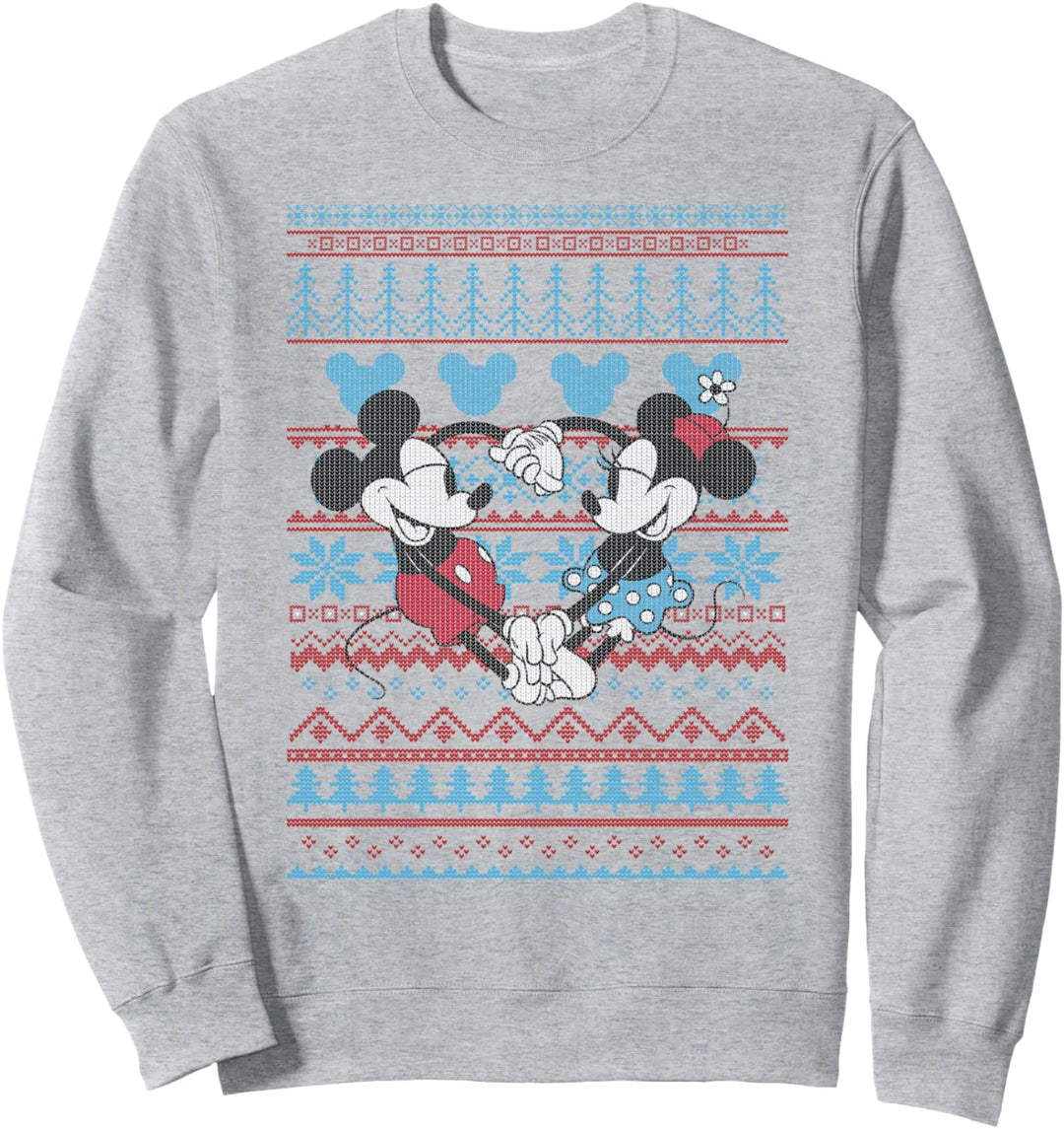 Disney Mickey And Friends Christmas Mickey And Minnie Sweatshirt