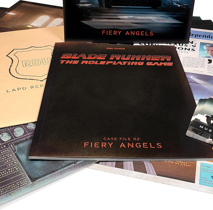 Free League Publishing: Blade Runner RPG: Case File 02 – Fiery Angels – eigenständiges Abenteuer, Ti