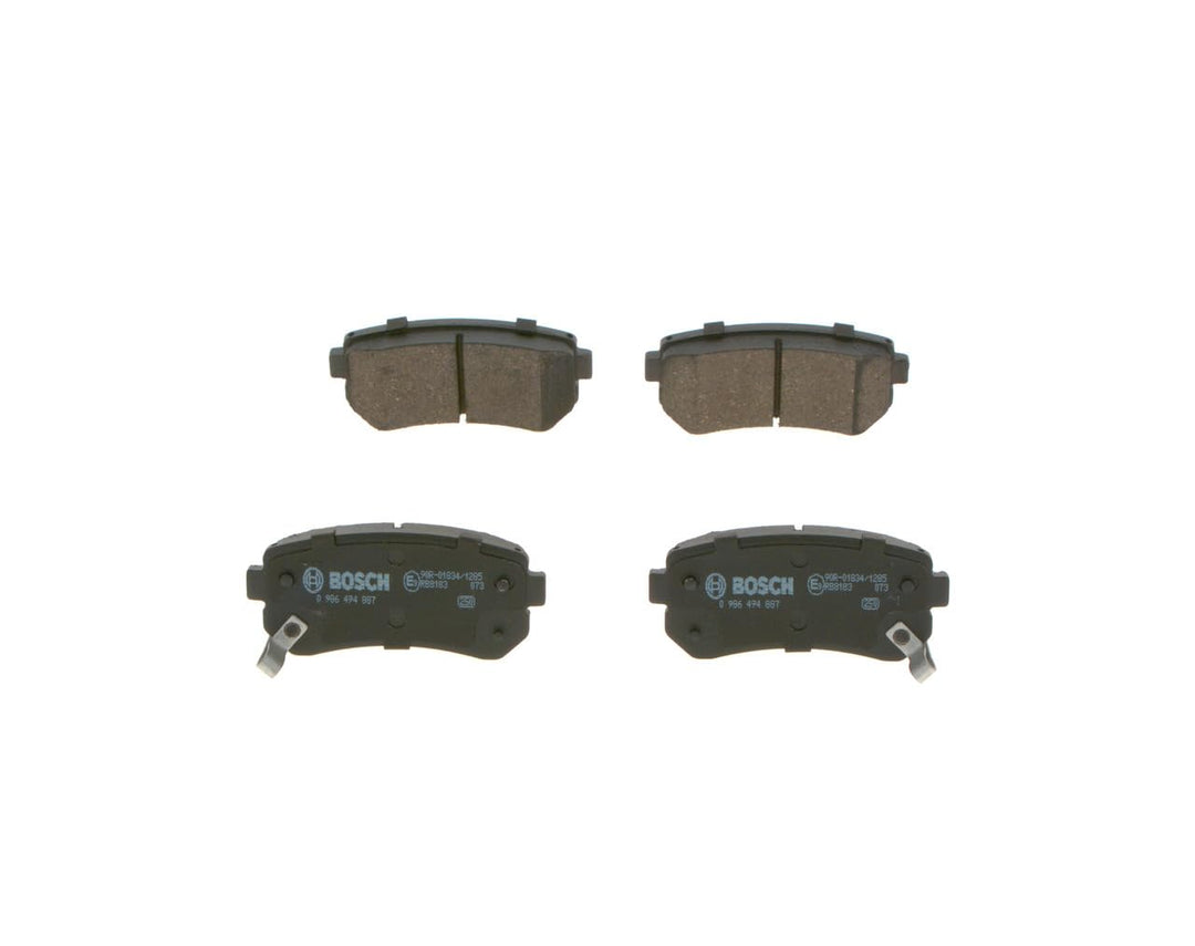 Bosch BP1875 Bremsbeläge - Hinterachse - ECE-R90 Zertifizierung - vier Bremsbeläge pro Set
