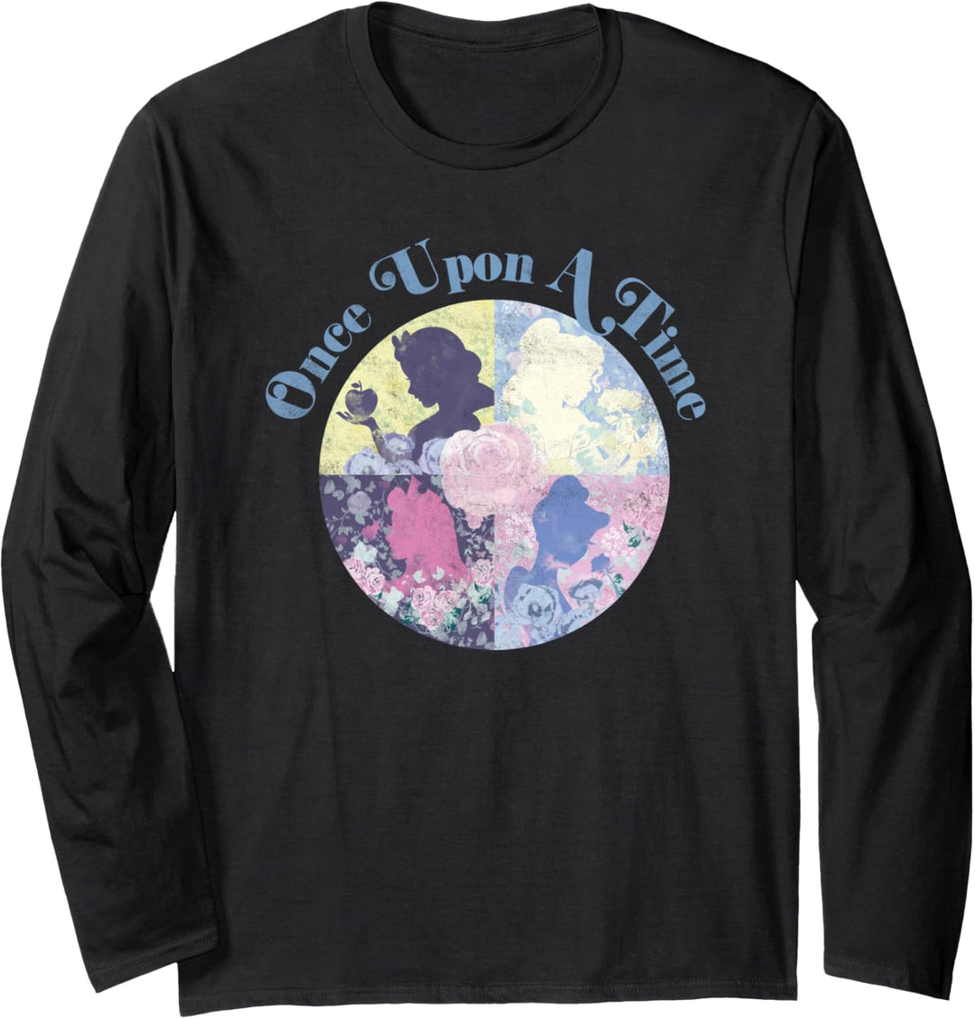 Disney Princess Once Upon A Time Silhouette Langarmshirt