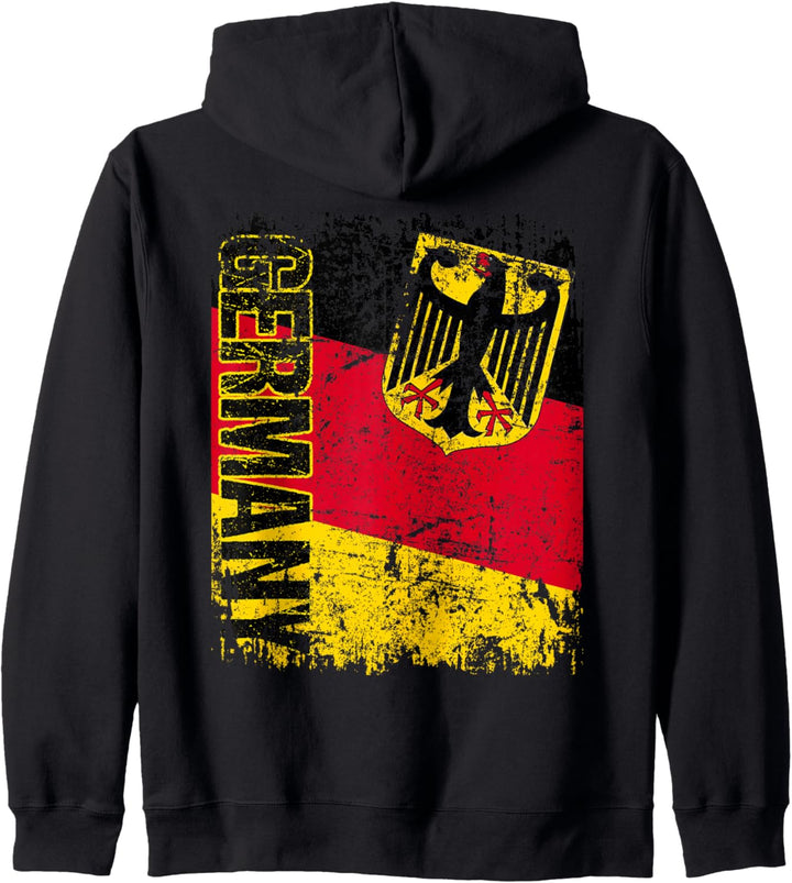 DEUTSCHLAND Flagge | Damen Herren Kinder GERMANY Kapuzenjacke