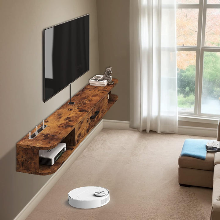 Pmnianhua TV Board Hängend, TV-Schrank TV-Board Lowboard, TV-Bank Fernsehschrank, Multimedia Wandreg