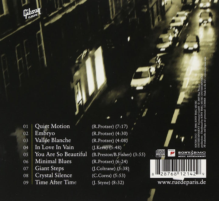Quiet Motion, Audio-CD