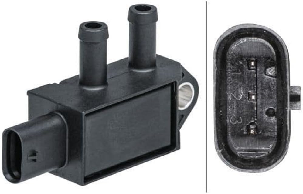HELLA 6PP 009 403-221 Sensor, Abgasdruck - 3-polig - geschraubt