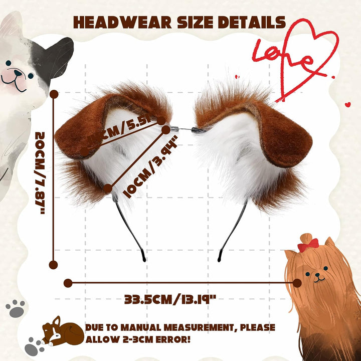 Kidukso Katzenohren Kopfbedeckung Tierohren Kopfschmuck Metall Punk Stirnband Coole Katzenohren Haar