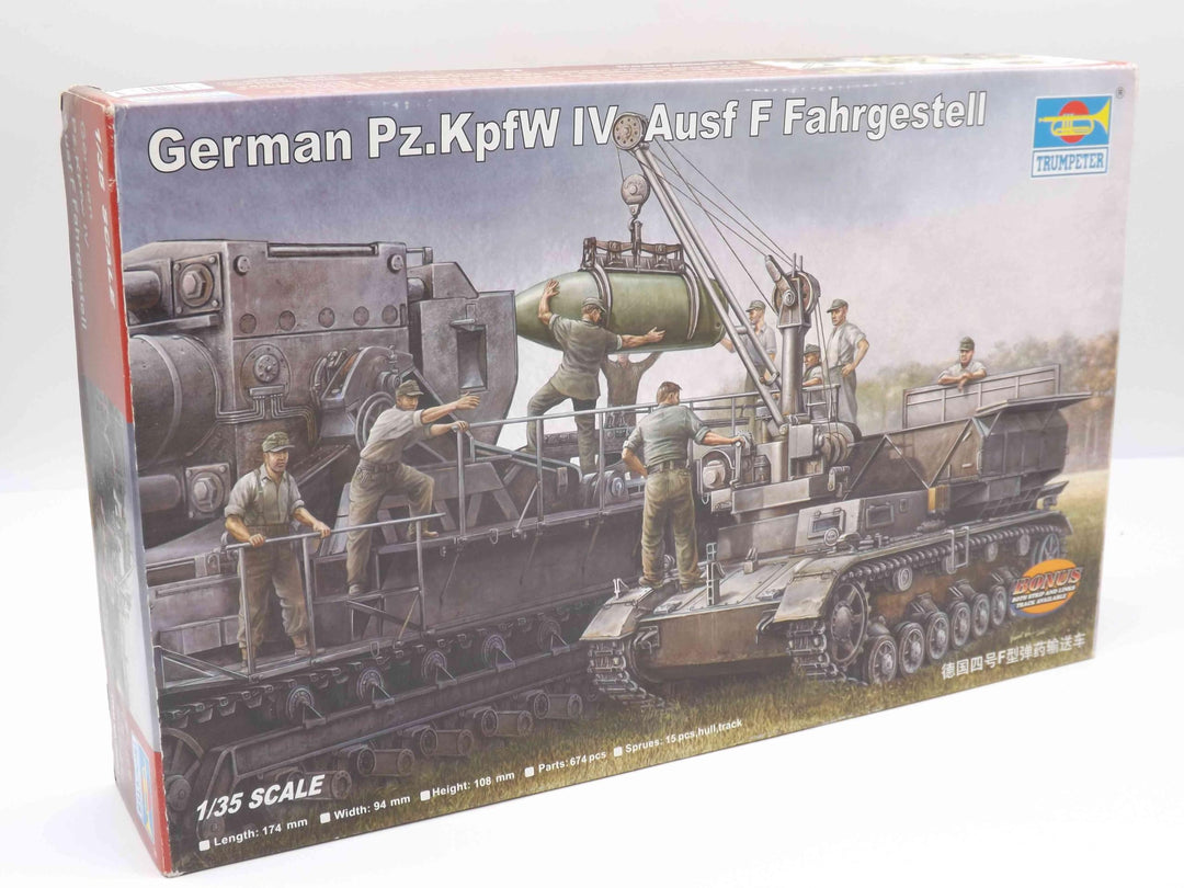 Trumpeter 00363 Modellbausatz German Pz.Kpfw IV Ausf F Fahrgestell