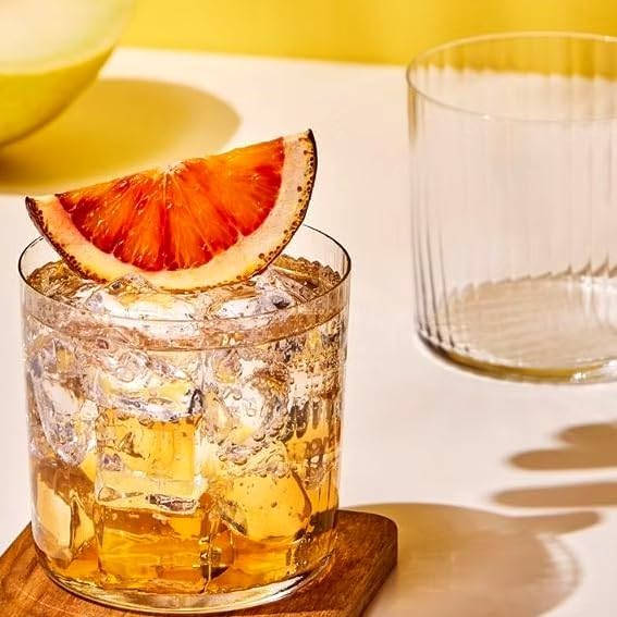 Cidergläser 410 ML 6 Stk - Ideal für Getränke, Whiskey, Cocktails - Spülmaschinengeeignet und Hochwe