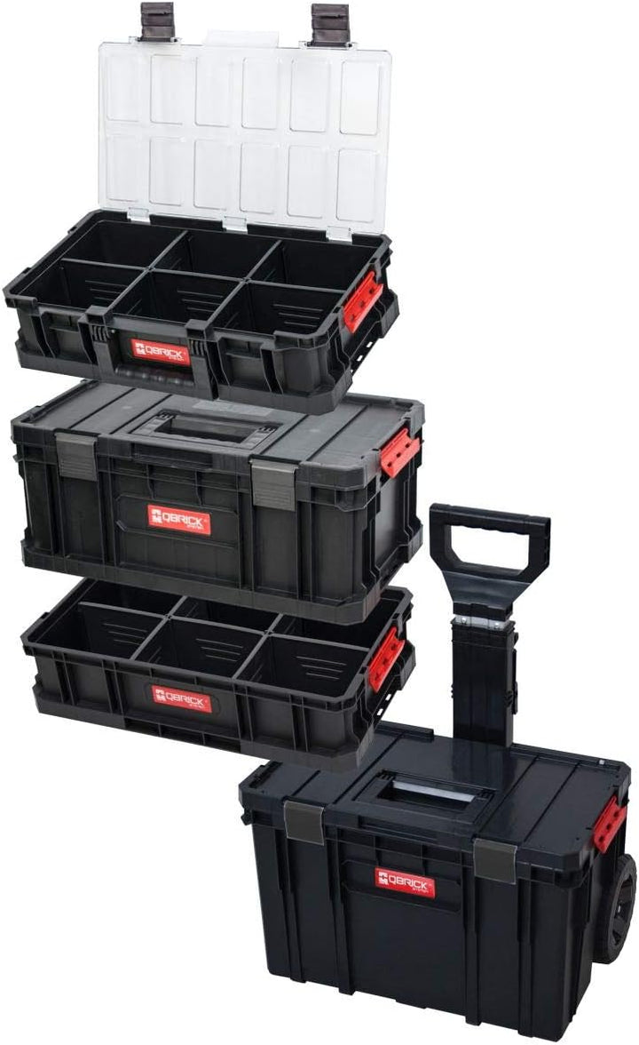 XL Modular Wählbar Werkzeugtrolley, Werkstattkoffer Set, Werkstattwagen Set aus"Q-Brick" Serie mit v