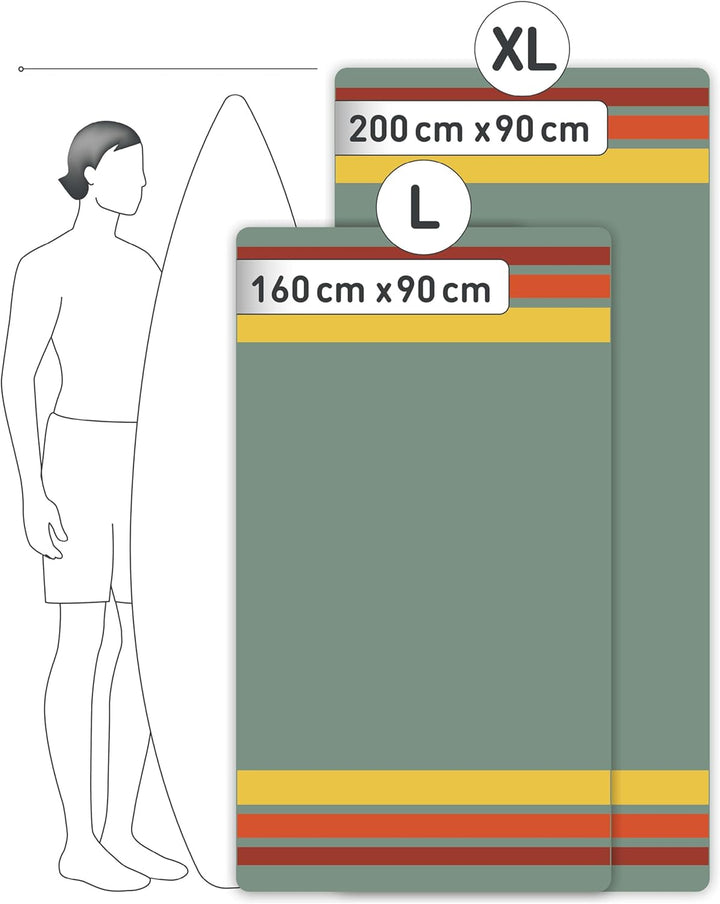 Fit-Flip Strandtuch XXL aus Mikrofaser - leicht und schnelltrocknend - 100% recyceltes Strandhandtuc