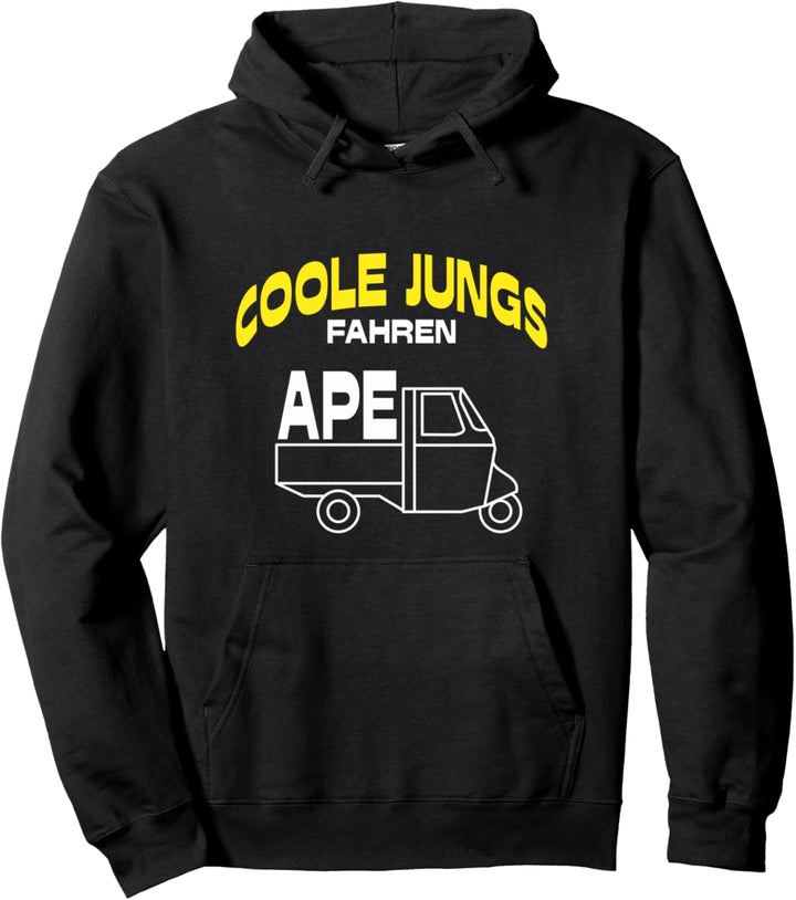 Coole Jungs Fahren APE 50 TM Lustiger Spruch Dreirad APE Pullover Hoodie