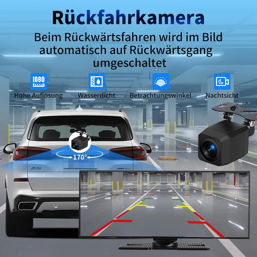 11.5 Zoll Carplay Display Android Auto Display,4K Car Play Kabelloses Carplay Android Auto Bildschir