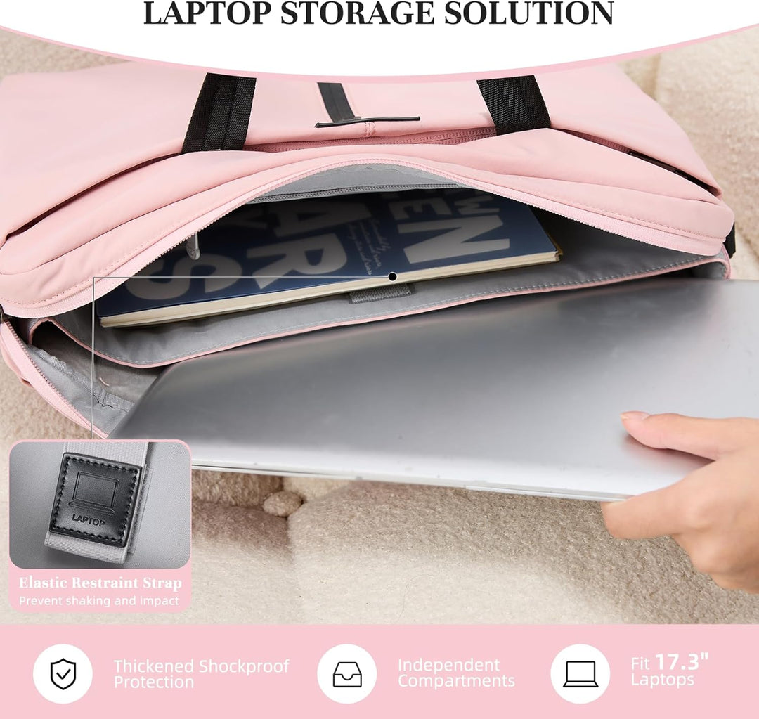 Timeet Laptoptasche 17 Zoll mit Abnehmbarem Schultergurt 360°-Schutz 17 3 Zoll Laptop Tasche Arbeits