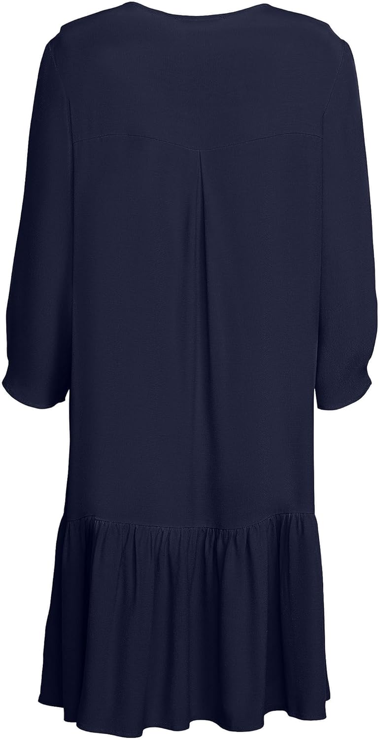 ESPRIT Damen Kleid 36 400/Navy, 36 400/Navy