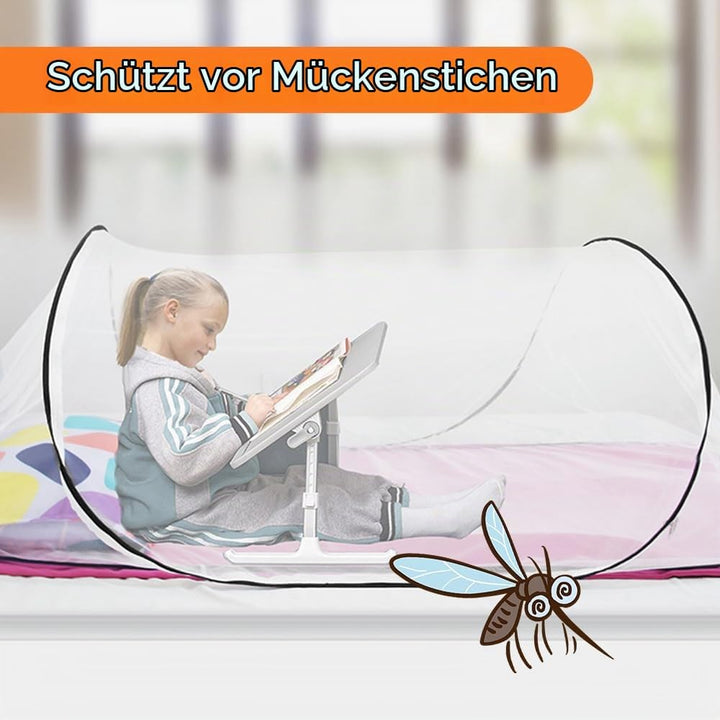 Moskitonetz Reise Pop Up, 200 X 80 X 56 Faltbares Moskitonetz, Einzelnes Familien-Moskitonetzbett, E
