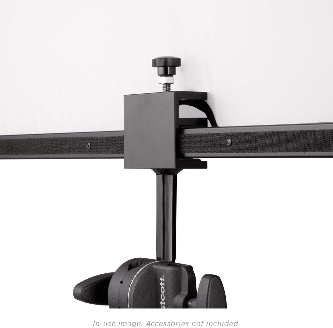 Westcott Scrim Jim Cine Klemme mit 1,6 cm (5/8 Zoll) Bolzen zur Befestigung am Griffkopf, robust für