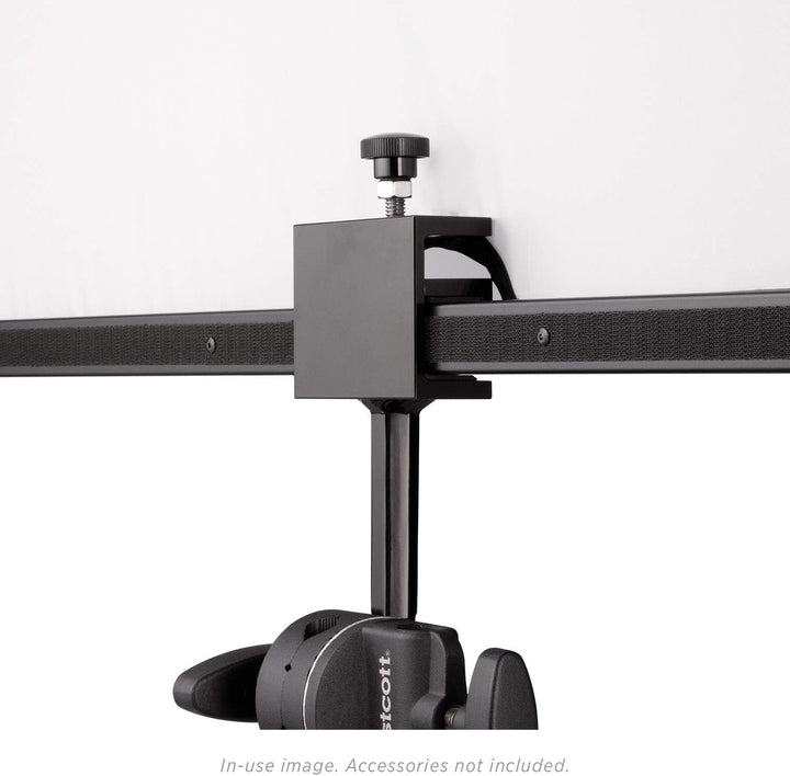Westcott Scrim Jim Cine Klemme mit 1,6 cm (5/8 Zoll) Bolzen zur Befestigung am Griffkopf, robust für