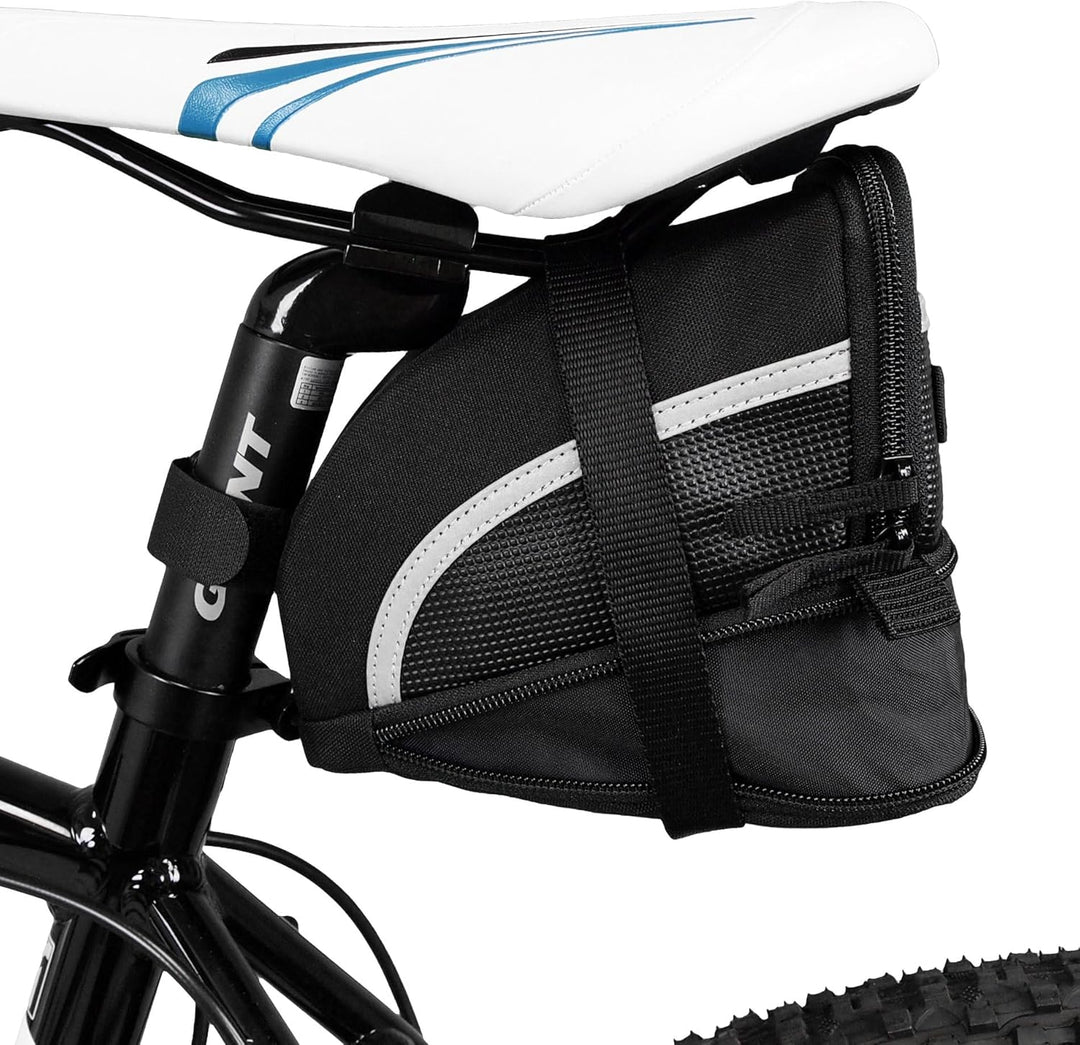 BV Fahrrad-Satteltasche, Unisex Fahrradtasche, Bicycle Strap-On Saddle/Seat Bag, L