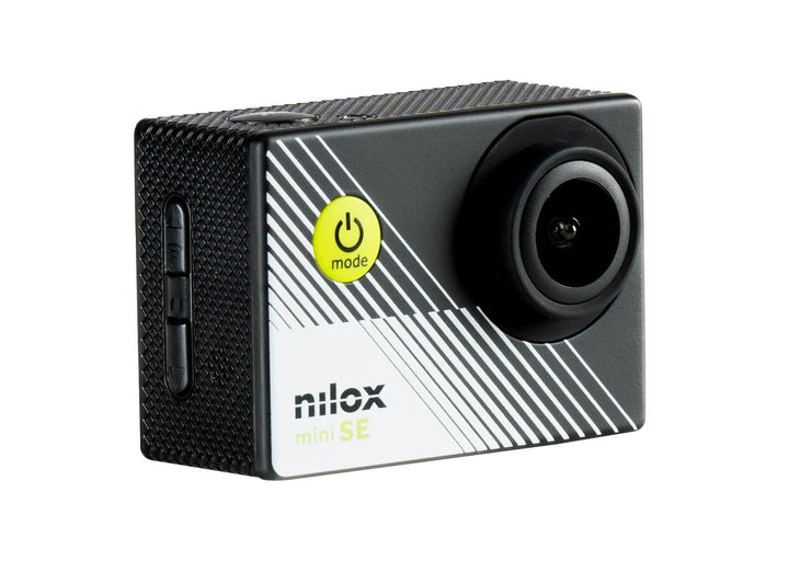 Nilox Action Cam Mini-SE, 4k WiFi Actionkamera mit 4K/30fps Auflösung, Elektronischer Stabilisator,
