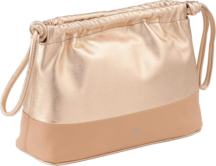 DUDU Damen-Umschlagtasche aus weichem Leder, farbige Clutch Bag mit Kordelzug und Schulterriemen Bal