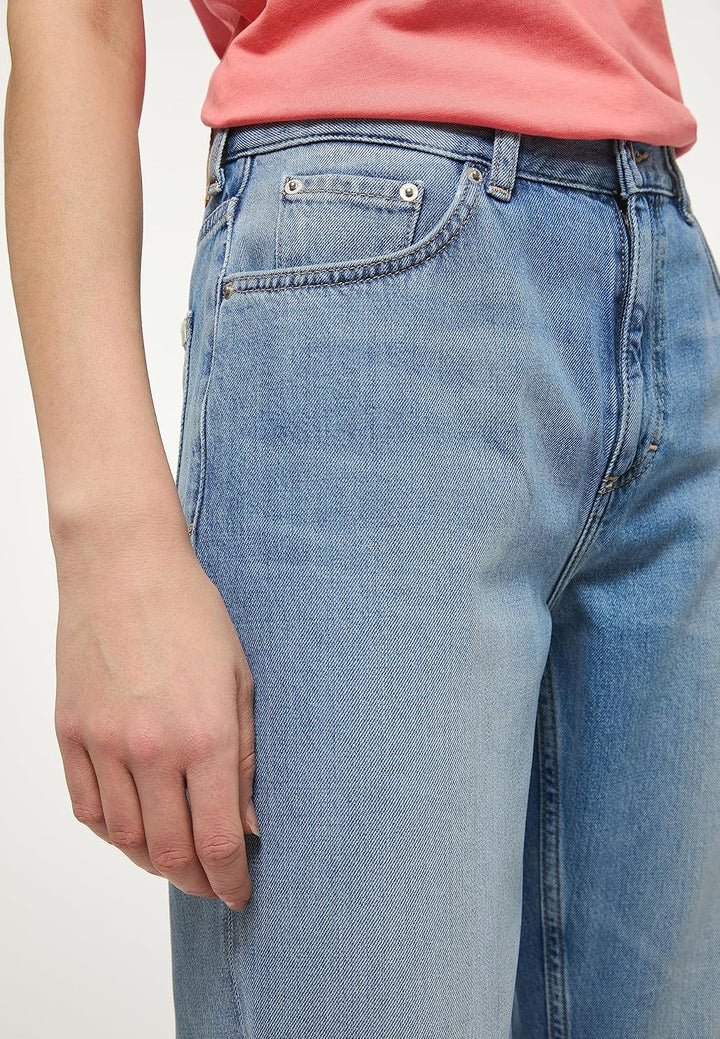 MUSTANG Damen Jeans Hose Style Brooks Relaxed Slim 30W / 30L Mittelblau 412, 30W / 30L Mittelblau 41