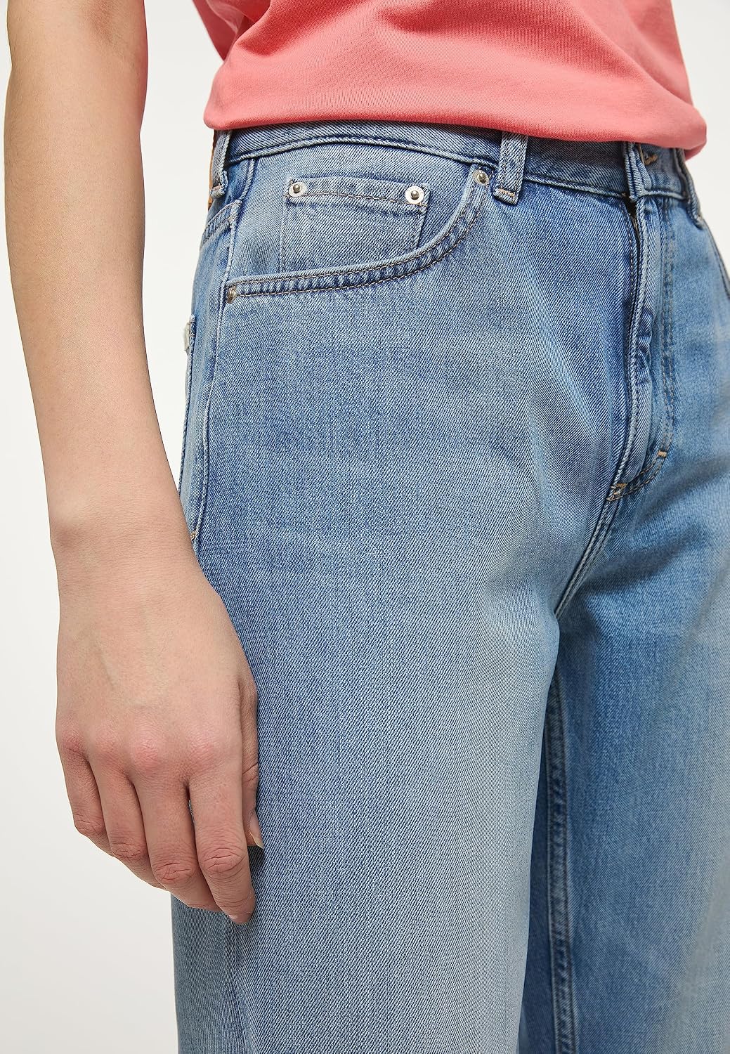 MUSTANG Damen Jeans Hose Style Brooks Relaxed Slim 30W / 30L Mittelblau 412, 30W / 30L Mittelblau 41