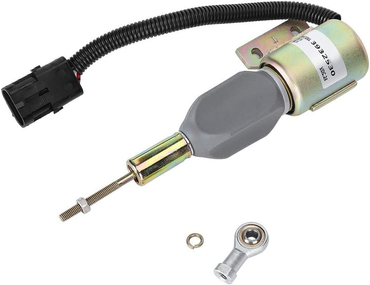 24V Abschaltmagnet, Motorabsperrmagnetventil 3932530 SA‑4756‑24 Passend für Cummins 4BT 6BT5