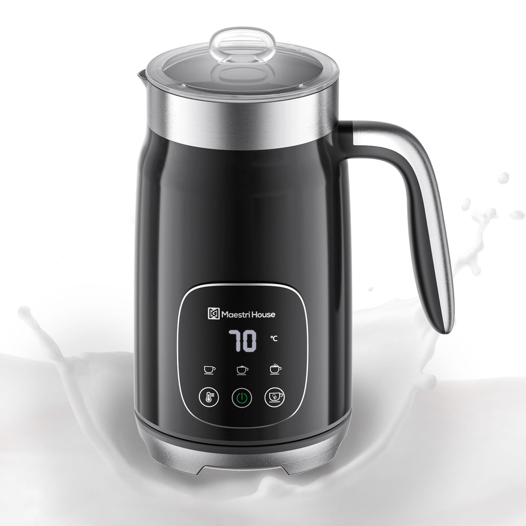 Maestri House Milchaufschäumer Elektrisch 4-in-1 14.1OZ/400ML Milchaufschäumer Smart-Touch-Steuerung