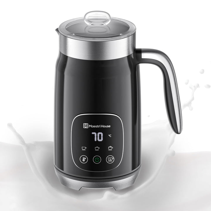 Maestri House Milchaufschäumer Elektrisch 4-in-1 14.1OZ/400ML Milchaufschäumer Smart-Touch-Steuerung