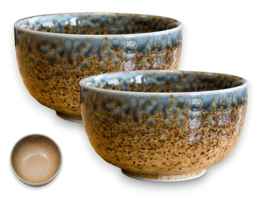 Matcha Bowl aus Porzellan – Made in Japan – 400 ml – Japanische Matcha Schale für Tee – Tee-Becher,