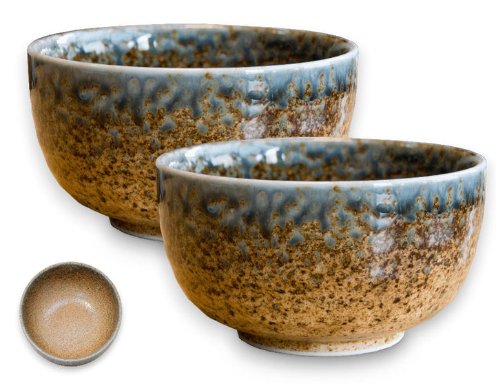 Matcha Bowl aus Porzellan – Made in Japan – 400 ml – Japanische Matcha Schale für Tee – Tee-Becher,