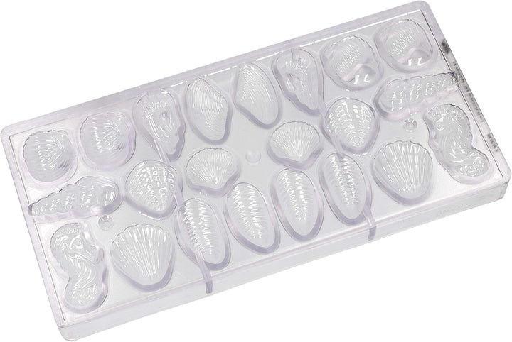Schokoladenform Meeresfrüchte 9er