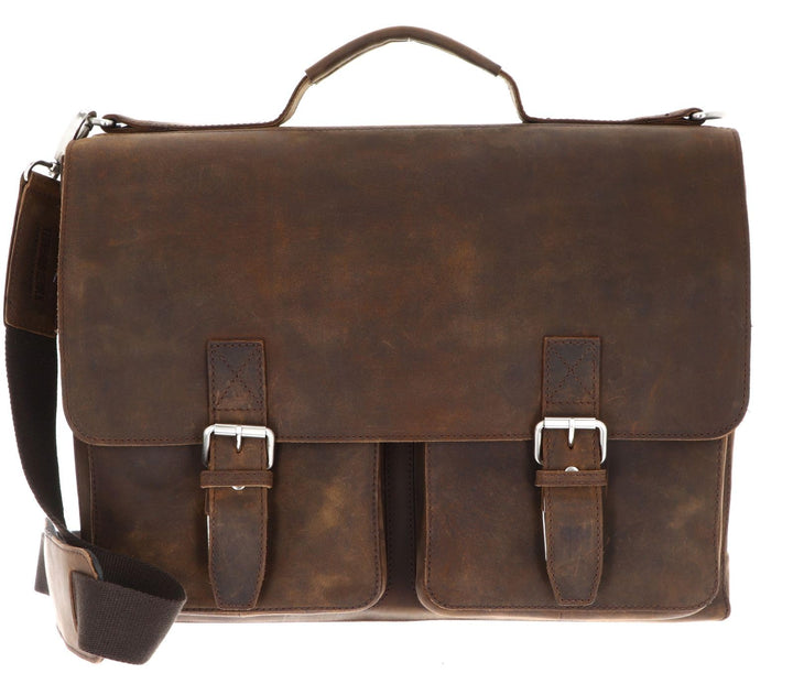 Leonhard Heyden Salisbury Aktentasche Leder 40 cm