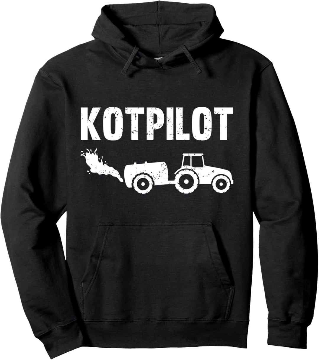Kotpilot Gülle fahren | Lustiger Spruch Landwirt Geschenk Pullover Hoodie