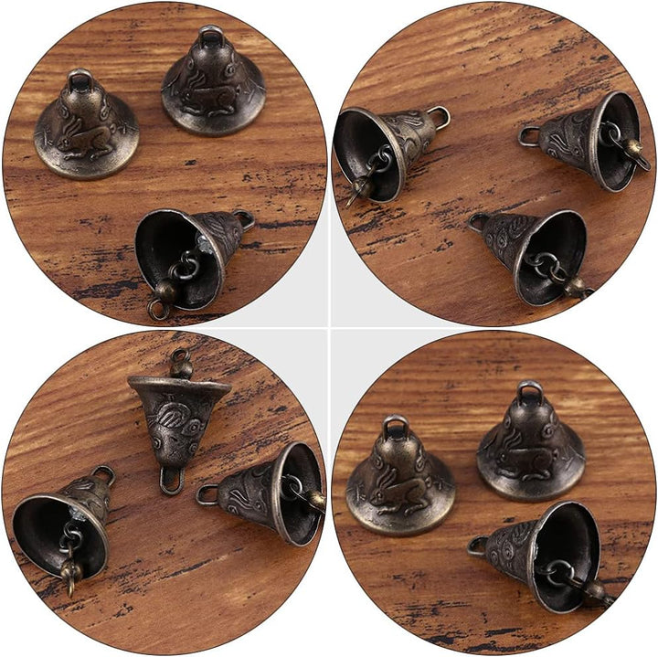 YARNOW Glöckchen Metall Vintage Antike Wind Glocken Anhänger Basteln Handwerk Glocken Feng Shui Glüc