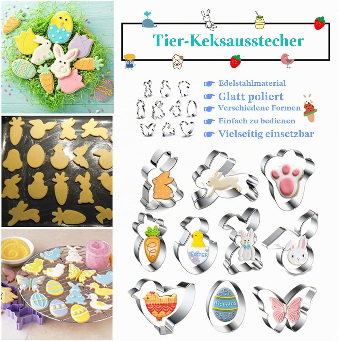 Torten Zubehör, Backzubehör, Tortenplatte Drehbar, Backset, Tortendrehteller, Spritztüllen Set, Tort