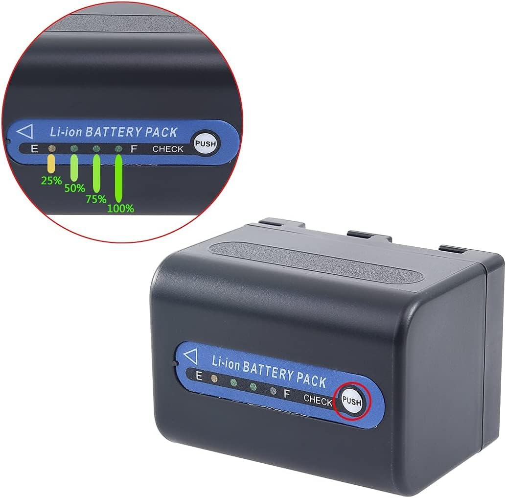 DSTE 2-Pack Ersatz Batterie Akku for Sony NP-QM91D CCD-TRV118 CCD-TRV128 CCD-TRV138 CCD-TRV228 CCD-T