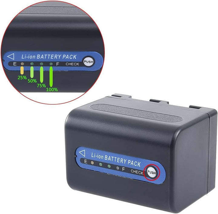 DSTE 2-Pack Ersatz Batterie Akku for Sony NP-QM91D CCD-TRV118 CCD-TRV128 CCD-TRV138 CCD-TRV228 CCD-T