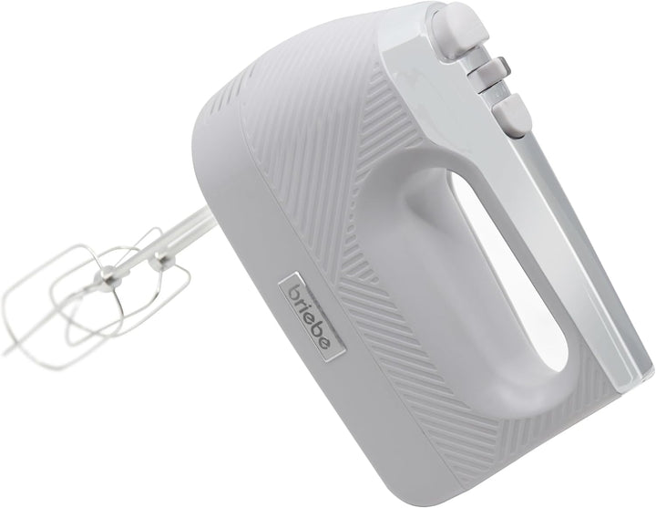 briebe Elegance Handmixer 400W, Handrührgerät Konditorei-Spezial 5 Geschwindigkeiten + Turbo, Handrü