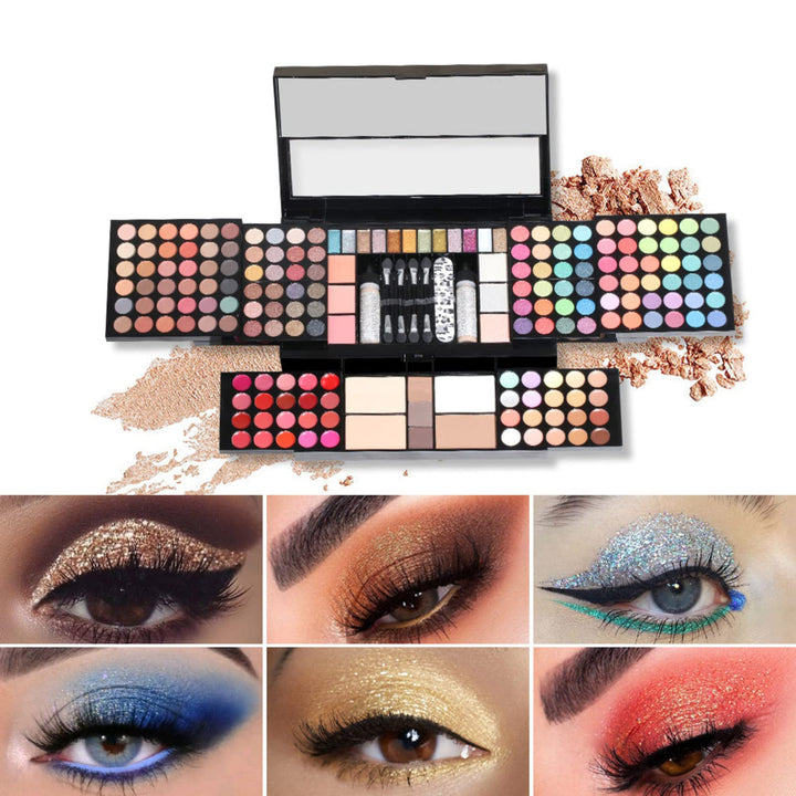 Lidschatten Palette, Eyeshadow Make Up Kosmetik Palette, Schminkpalette mit Hochpigmentierten Farben