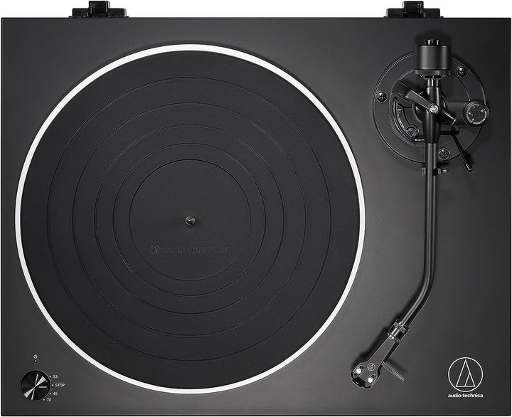 Audio-Technica LP5x Manueller Plattenspieler mit Direktantrieb Schwarz Single, Single
