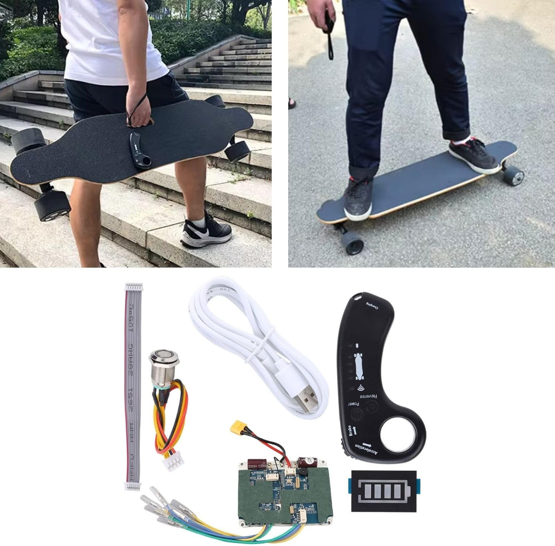 MechKit Elektrisches Skateboard Controller ESC Fernbedienung Kit, 36V 430W 12A Elektrisch Longboard