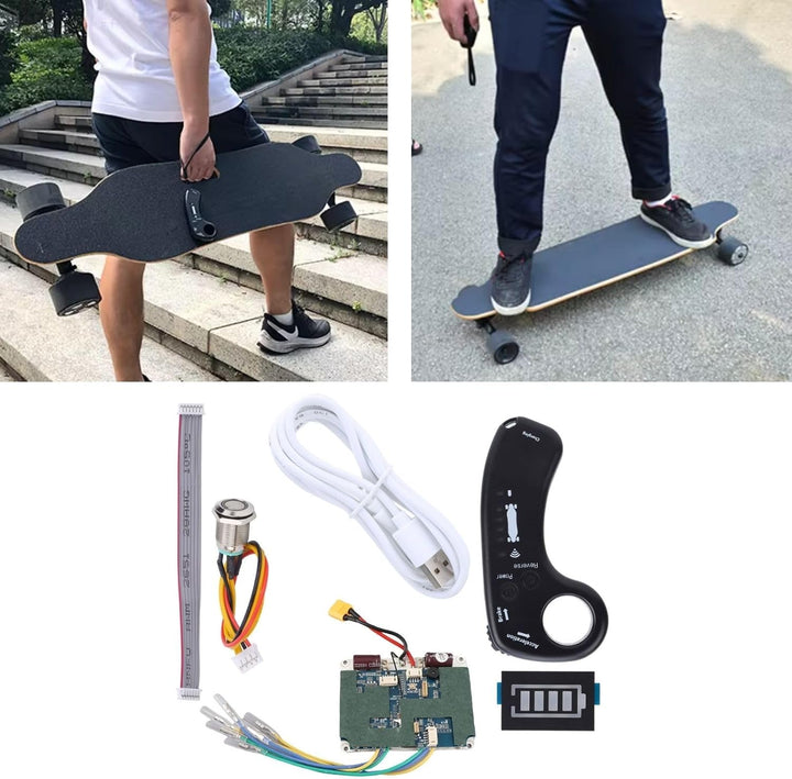 MechKit Elektrisches Skateboard Controller ESC Fernbedienung Kit, 36V 430W 12A Elektrisch Longboard