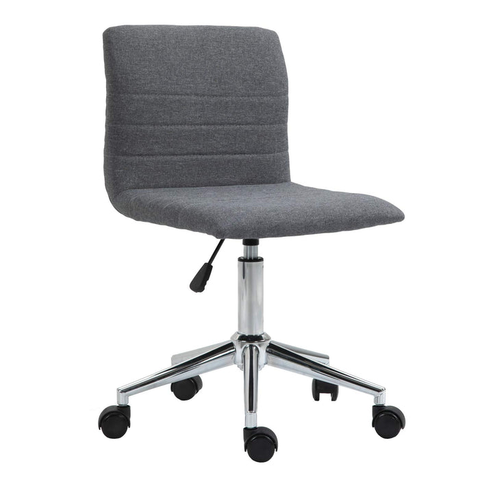 SVITA Linus Schreibtischstuhl Kinder Drehstuhl Stoffbezug Grau Grau Polyester, Grau Polyester