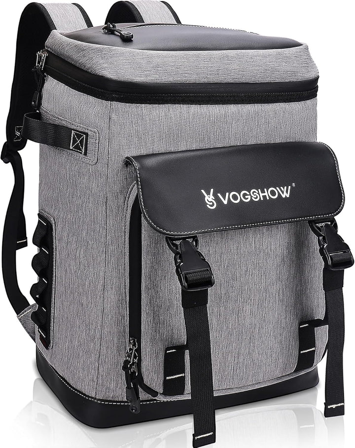 Vogshow 30L Kühlrucksack, Grosser Isolierter Picknickrucksäcke Kühltasche Mehrzweck Rucksack Männer
