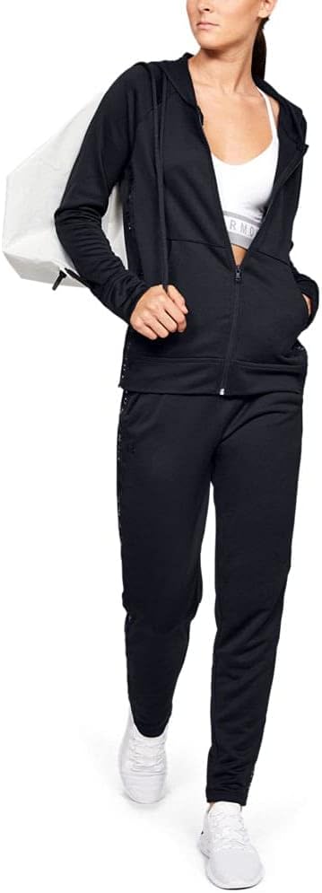 Under Armour Damen Tech Terry Fz Oberteil XS Schwarz, XS Schwarz