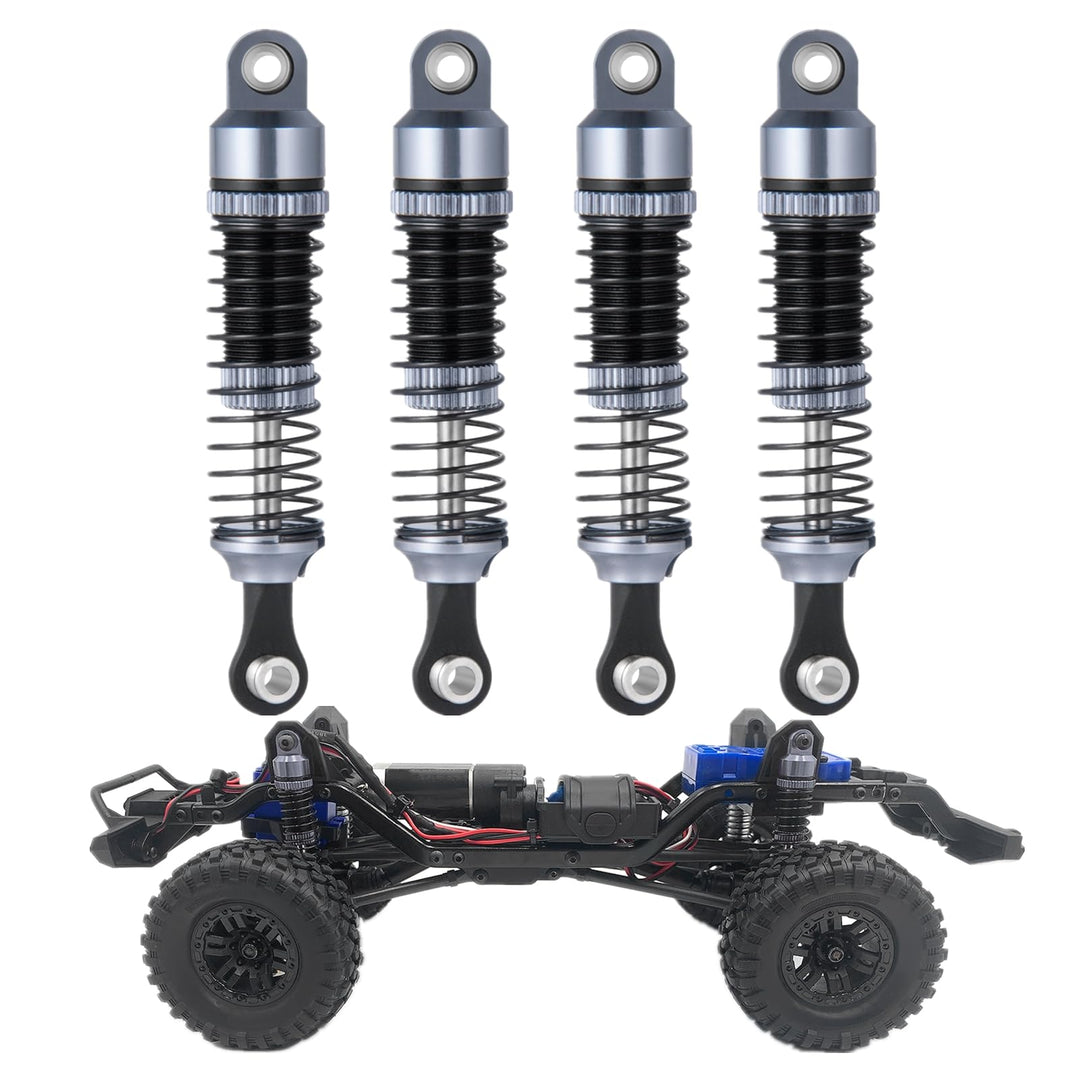 Runup Aluminium RC Stossdämpfer Dämpfer für Tra-xxas 1/18 TRX4M RC Crawler | 4 Stück Metalldämpfer F